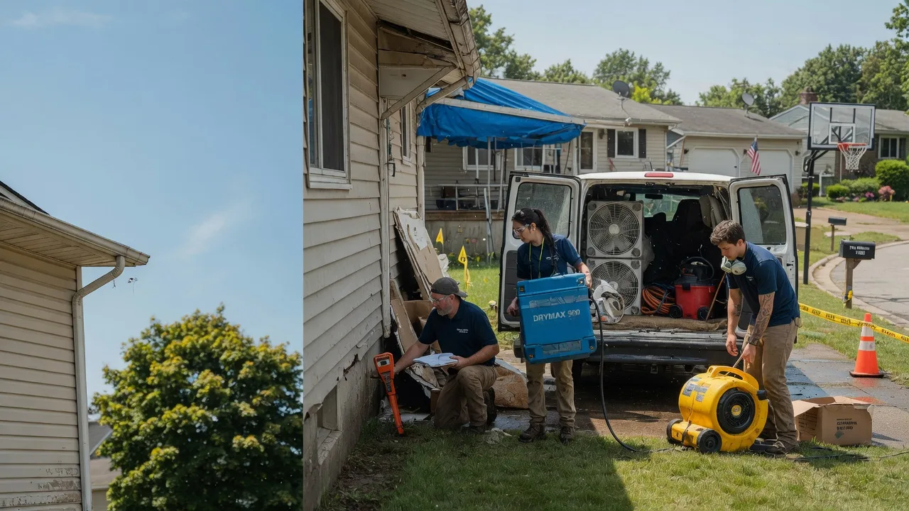 Ceiling Leak Cleanup in Blakeslee, OH near me