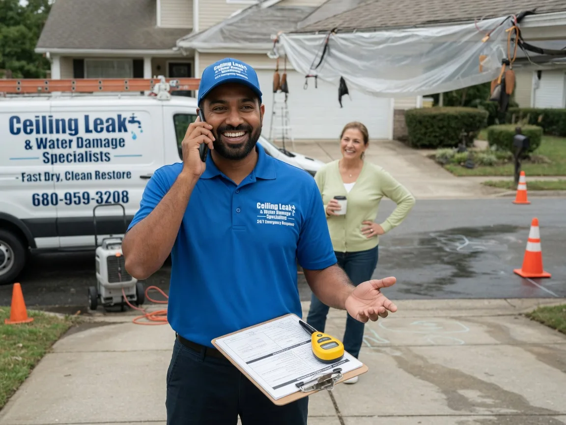 Ceiling Leak Cleanup Blakeslee, OH FAQs
